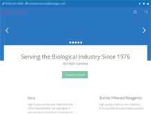 Tablet Screenshot of biologos.com